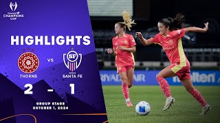 Thorns vs Santa Fe  202425 Concacaf W Champions Cup  Group Stage [upl. by Veradis]