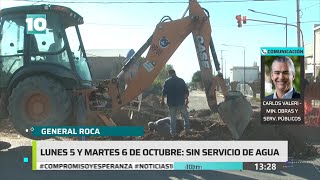 Noticias10  Importante obra de agua en General Roca [upl. by Chandler]