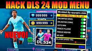 🤫NUEVO HACK MOD APK DLS 24😱 Monedas y Diamantes ILIMITADOS ✅ MOD MENU ACTUALIZADO [upl. by Tyra]