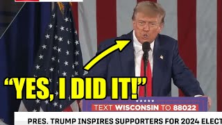 Trump ACCIDENTALLY Reveals SMOKING GUN EVIDENCE At Rally [upl. by Salim]