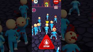 Squid game ♥️♥️ red light 💙💙 green light gaming funny viral video [upl. by Elrebmik]