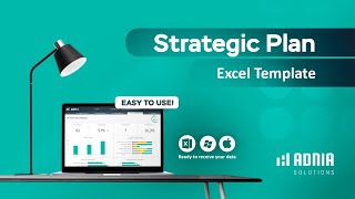 Strategic Plan Template Excel [upl. by Atteuqehs]