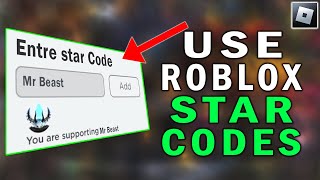 How To Use Roblox Star Codes From Pc 2023 [upl. by Swiercz]