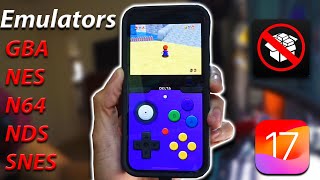 Install Emulators on iPhone IOS 17  No Jailbreak Easy Methods [upl. by Aidyl445]