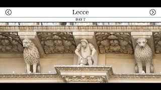 Episode7  10 Days In Apulia Region Lecce [upl. by Aztinaj]