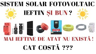 Ep3  Sistem solar ieftin  MONTAJUL [upl. by Allemap]