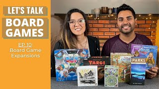 Lets Talk Board Games 10  Expansions The Red Cathedral Targi Sagrada Nidavellir Rush MD [upl. by Krigsman]