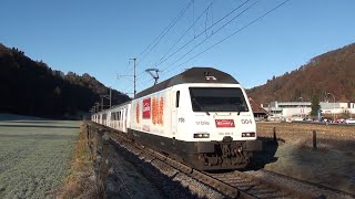 Re 465 004 quotTrubschachenquot mit Kambly Express in Schachen LU [upl. by Byrom249]