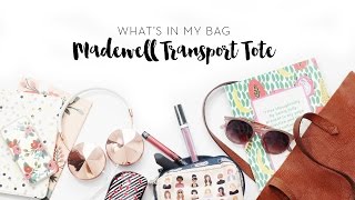 Whats in my Bag  Madewell Transport Tote [upl. by Nordgren643]