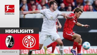 Luckypunch Remains Off  SC Freiburg  1 FSV Mainz 05 00  Highlights  MD 9 – Bundesliga 202425 [upl. by Evered]