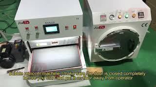 300x400mm Film Laminating Machine OCA Vacuum Laminator Bubble Remover Machine Connection [upl. by Styles]