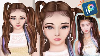 ITZY LIA  HOW TO MAKE THIS ZEPETO SPEED EDIT  IBISPAINT X  JADIE [upl. by Kathye59]