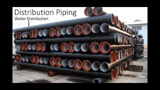 Water Distribution  Pipe material [upl. by Mcclees679]