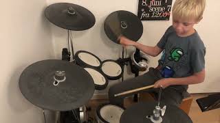 12 Hjem fra fabrikken  Andreas Odbjerg drumcover [upl. by Wendall374]