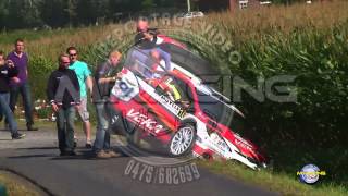 OMLOOP VAN VLANDEREN 2013 CRASH VERSLUIS FIESTA WRC hd [upl. by Ecirual80]