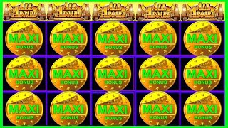 ★★JACKPOT HANDPAY★★50 BETS★★ALL ABOARD HIGH LIMIT SLOT MACHINE BUENO DINERO MUSEUM SLOTS KONAMI [upl. by March]