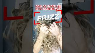 ⚠️TIPS PARA RIZO SIN FRIZZ‼️ maymalma tutorial frizz hair rizosdefinidos videoviral tips may [upl. by Enelav414]