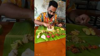 Onam sadya  Prasanthi Hotel  Besch road Kollam [upl. by Airaet]