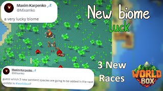 WorldBox Update 023 New Clover Biome and 3 New Races [upl. by Kammerer771]