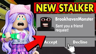 THE CREEPIEST ROBLOX PLAYERS Dark Truth in Brookhaven will STALK YOU [upl. by Enomad]