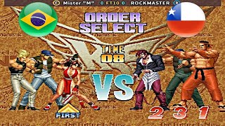 KOF 96  Mister quotMquot vs ROCKMASTER FT10 [upl. by Lahcim]