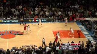 Bargnani ties it Felton wins it Toronto Raptors at New York Knicks [upl. by Ardnaid]