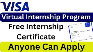 Visa Virtual Internship Program  Free Internship Certificate  Internship Certificate [upl. by Menides421]