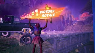 NEW FEMALE ILLUSTRATED ANTHEIA SKIN IN FORTNITE PS5  A VICTORY ROYALE WIN SOLO [upl. by Ativ]