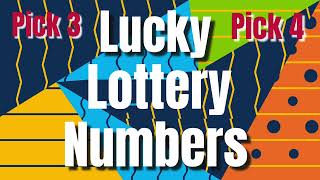 Lucky Lottery NumbersPick 3Pick 4Week Ending September 9Good for All States [upl. by Kappenne]