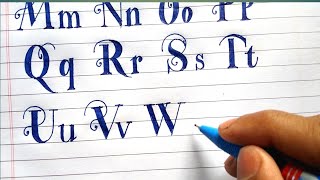 How to write Creative Lettering Styles Alphabets  Calligraphy  RUA sign writing [upl. by Wordoow]