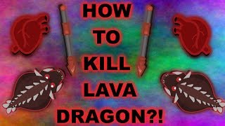 STARVEIO How to kill LAVA DRAGONOo [upl. by Ja]