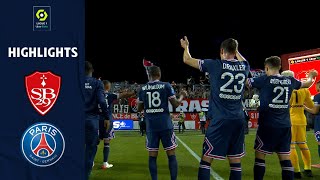 STADE BRESTOIS 29  PARIS SAINTGERMAIN 2  4  Highlights  SB29  PSG  20212022 [upl. by Asaph]