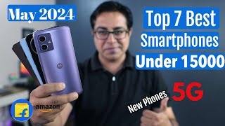 Top 7 Best 5G Phones Under 15000 in May 2024 I Latest Smartphone Under 15000 [upl. by Suilienroc]