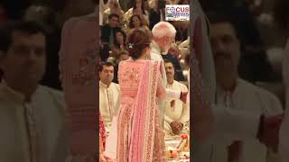 PM Narendra Modi Blessed Anant amp Radhika Ambani  FocusNews ambani wedding viral modi [upl. by Nonnek]