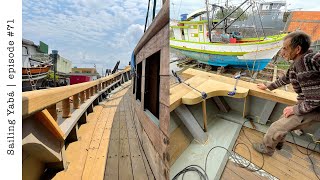 The works on our FAVORITE PART OF THE BOAT have started — Sailing Yabá 71 [upl. by Cristal]