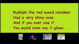 Rudolf the Red Nosed Reindeer Lyrics [upl. by Yaresed840]