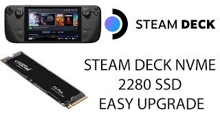 Steam Deck OLED 2280 M2 NVME full size SSD Easy Internal Upgrade [upl. by Yrogiarc926]