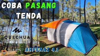 Set up Arpenaz 41 Family Tent  Pasang tenda arpenaz Family 41 [upl. by Marissa211]