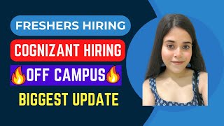 🔥COGNIZANT  PAYU HIRING ANNOUNCED  FRESHERS JOBS  OFF CAMPUS OPPORTUNITY🔥 [upl. by Brooke]