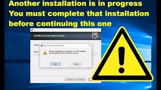 How to fix quotAnother installation is in progressquot error [upl. by Nidya]