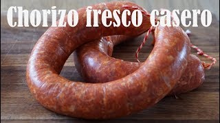 COMO HACER CHORIZO CASERO FRESCO [upl. by Roosevelt]