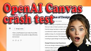 Je teste OpenAI Canvas [upl. by Anrak]