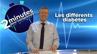 Les différents diabètes  2 minutes pour comprendre [upl. by Htiekram328]