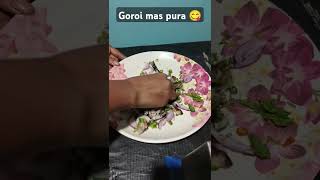 Goroi mas purapitika 😋♥️youtubeshorts indianfood [upl. by Alleen]