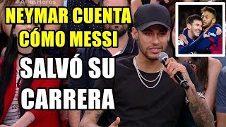 ASÍ FUE CÓMO MESSI SALVÓ LA CARRERA DE NEYMAR EN EL BARCELONA [upl. by Shaina]