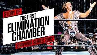 Story of the first Elimination Chamber Match at Survivor Series 2002 [upl. by Eellac]