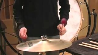 Suspended Cymbal 1 Selection and Techniques  Vic Firth Percussion 101 [upl. by Adyol]