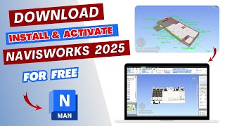 Download Install Activate Navisworks 2025 for Free  New Features amp Revit Integration NWC Exporter [upl. by Wagoner]