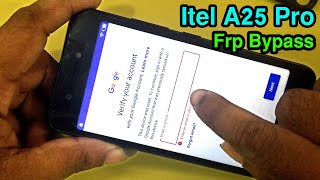 Itel A25 Pro Frp Bypass Itel L5002P Google Account Remove Without PC A25 Pro Google Account Unlock [upl. by Herm]