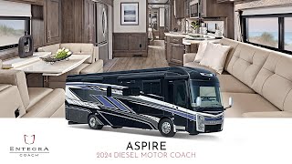 2024 Aspire Walkthrough  Class A Luxury Diesel Motorhome  Entegra Coach [upl. by Rella]